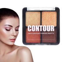 ✺ Eyeshadow Palette Neutral 4 Colors Pigment Eye Shadow Pallete Professional Lasting Glitter Makeup Palette For Women Girls Gift