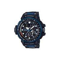 นาฬิกาข้อมือ G-Shock Gulfmaster,Casio เซลล์แสงอาทิตย์ควบคุมด้วยคลื่นวิทยุสำหรับ6สถานีรอบโลก GWN-Q1000MC-1A2JF สีดำ