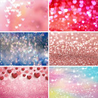 ADreamy Light ฉากหลังโบเก้สำหรับถ่ายภาพ Pink Love Heart Glitters Fantasy Love Baby Pattern Photo Background Photocall StudioM