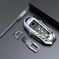 ◎ Zinc Alloy Car Key Case Cover Key Chain Holder For Toyota CHR Rav4 Auris Avensis Prius Aygo Camry Corolla Land Cruiser 200 Prado