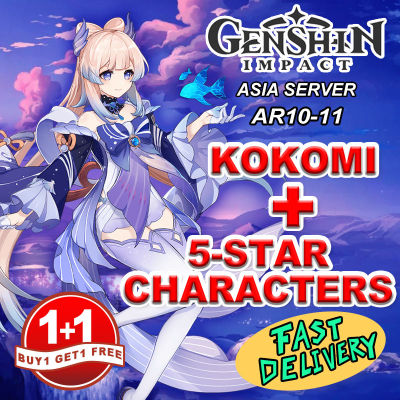 【BUY ONE TAKE ONE】Genshin impact ID【Fast delivery】Kokomi+other characters combination low AR