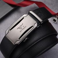 Seven mens leather belt red Wolf benmingnian tiger wedding gift belt automatic agio layer belt male --npd230724℡∈☽