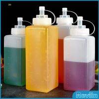 Reviln ขวดบีบซอสปรุง ขนาดใหญ่ 800ML 1000ML สําหรับใส่ซอสน้ํามันมัสตาร์ด Jam bottle