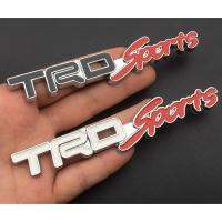 Upgrade 1PCS TRD Sport 3D Emblem Metal for Toyota Fortuner Vios Wigo Car Aaccessories