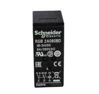 รีเลย์ปลั๊กอินเทอร์เฟซ Rsb2a080bd 8 A 2 Co 24 V Dc