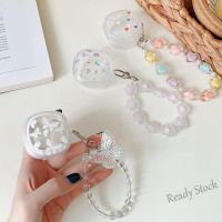 【hot sale】 ✻ C02 Casing for Baseus WM01 WM02 Butterfly Flower Love Heart Bluetooth TPU Clear Soft Earphone Case with Hand Chain Bracelet Wireless Headset Protective Cover