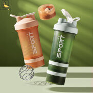 BANFANG Cốc Lắc Bột Protein Cốc Nước Thể Thao Dung Tích Lớn Cầm Tay