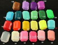 50pcs 13x18mm various colors Marquise rectangle candy Acrylic Stone Pointed back  Beads No holes  For garment shoes Traps  Drains