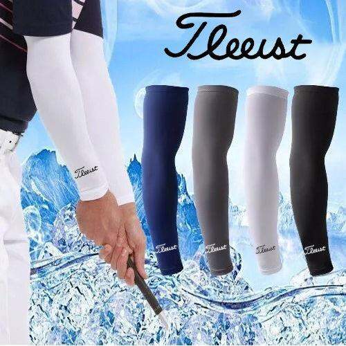 titleist-ice-is-prevented-bask-in-summer-female-male-cuff-uv-protective-sleeve-arm-sleeve-cuff-ice-silk-summer-gloves-thin-arms