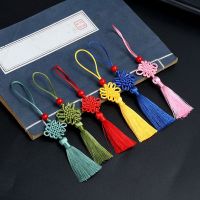 【YF】☽∋  5/10Pcs Soft Tassels Chinese Knot with Hanging Loops for Jewelry Making Handicrafts