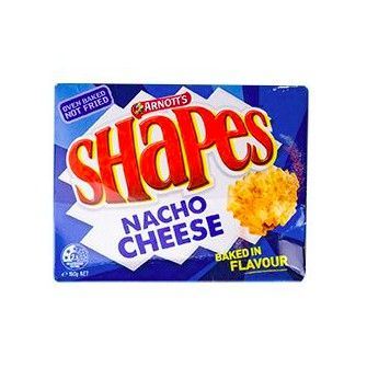 📌 Arnotts Shapes Nacho Cheese 160g Arnotts Shapes นาโชชีส 160g (จำนวน 1 ชิ้น)