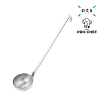 PRO CHEF  LADDLE HEAVY PERFORATED  กระบวยสแตนเลสแบบมีรู ขนาด 9-12 ซม. รุ่น PRC1-KK-LHD