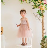 [NNJXD]Dress Baby Girl Summer Kids Clothes Stars Printed Girls Dresses Party Sling Dress Children Casual Clothing