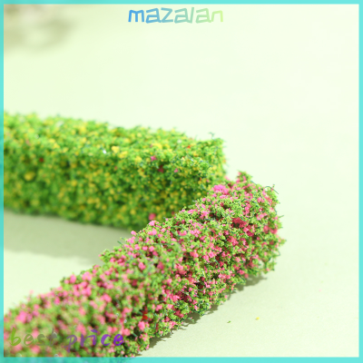 mazalan ตุ๊กตาสวนฉากดอกไม้พุ่มไม้จำลองดอกไม้เตียงกลางแจ้งมินิรุ่น