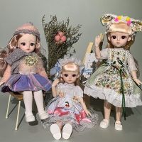 30ซมตุ๊กตา1/6 BJD 21ข้อต่อที่สามารถเคลื่อนย้ายได้3D จำลองดวงตาน่ารักเด็กผู้หญิงแต่งหน้า Gaun Modis เจ้าหญิงตุ๊กตาสวมชุด DIY ของขวัญของเล่นเด็กผู้หญิง