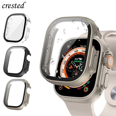 Waterproof Case for Apple Watch Ultra Screen Protector Case 49mm Straight Edge Cover iWatch series 8 SE 7 4 45mm 41mm 44mm 40mm Cases Cases
