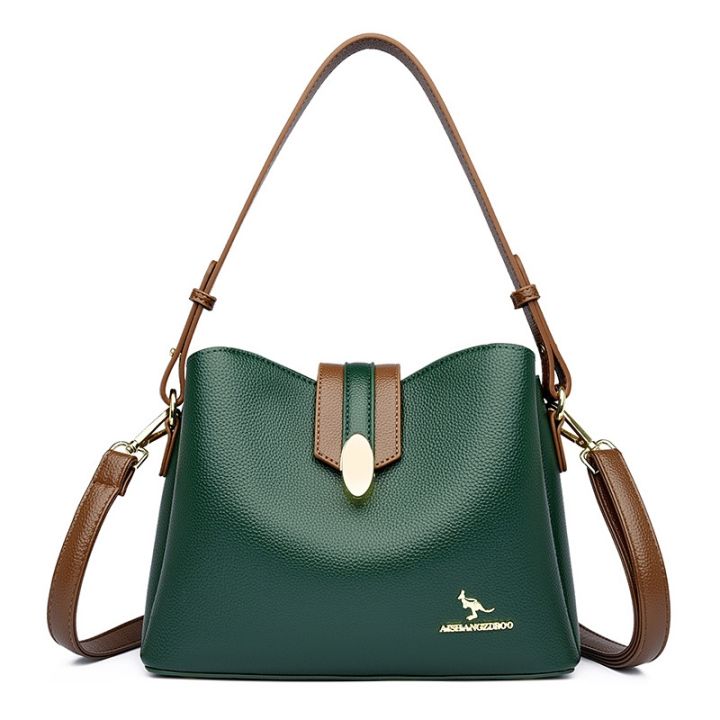 handbag-branded-กระเป๋าผู้หญิงวัยกลางคนใหม่-2022-กระเป๋าสะพาย-messenger-สีฮิตแฟชั่นถังกระเป๋ากระเป๋าผู้หญิง