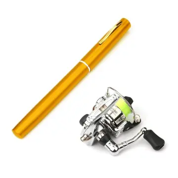 Mayani pamiwas ng isda set Fishing Rod and Reel Complete Fishing Set 4  Sections Spinning Reel MIni fishing set