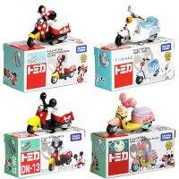 1:64 Asli Takara Tomy Diecast Mainan Sepeda Motor Paduan Logam มินนี่โดนัลด์บเบคเอเลี่ยนโมเดล Mobil Kartun Hadiah Ulang Tahun Anak-Anak