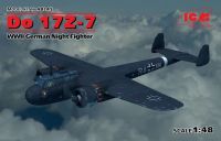 พลาสติก โมเดล ประกอบ ICM สเกล1/48 Do 17Z-7 WWII German Night Fighter