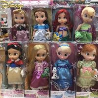 Originate Disney Cartoon Princess Collection Salon Doll Long Hair Snow White Frozen 2 Elsa Anna Doll Girl Boxed Kawaii Girl Gift