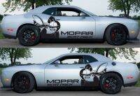 For 1Set 2X Dodge Challenger SCAT PACK MOPAR side Vinyl Decals graphics sticker