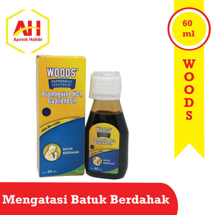 Woods Peppermint Expectorant 60ml 60 ml Obat woods Peppermint