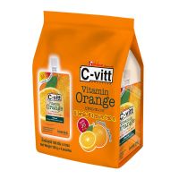 [ส่งฟรี!!!] ซีวิท เยลลี่คาราจีแนนผสมวิตามินซี รสส้ม 150 กรัม x 4 ซองC-vitt Jelly Vitamin Orange 150g x 4 Pouches