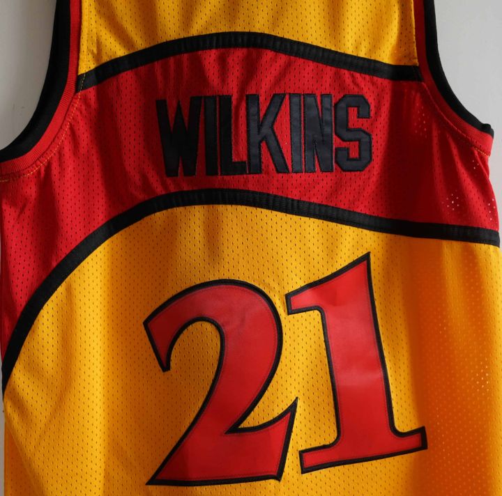 ready-stock-high-quality-mens-21-dominique-wilkins-atlanta-hawks-mitchell-ness-1986-87-hardwood-classics-swingman-jersey-yellow