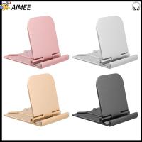 AIMEE 1PC แบบพกพา แท็บเล็ต ที่วางโทรศัพท์มือถือ สมาร์ทโฟน ที่วางคอมพิวเตอร์ การพับ