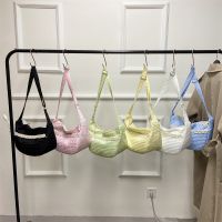 [COD] Womens bag nylon cloth 2023 new shoulder Korean version sweet fashion Messenger dumpling foreign trade dropshipping