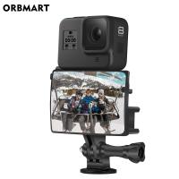 ❒ Selfie Vlog Mirror for GoPro Hero 8 Vlogging Flip Screen Cold Shoe Mount for Go Pro 7 6 5 Yi Mijia SJCAM Accessories