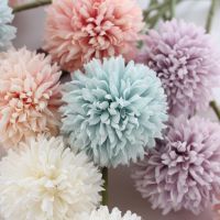 28cm Silk Dandelion Flower Ball Fake Flowers DIY Home Wedding Decoration Artificial Flower Bouquet Valentines Day Gifts Flores