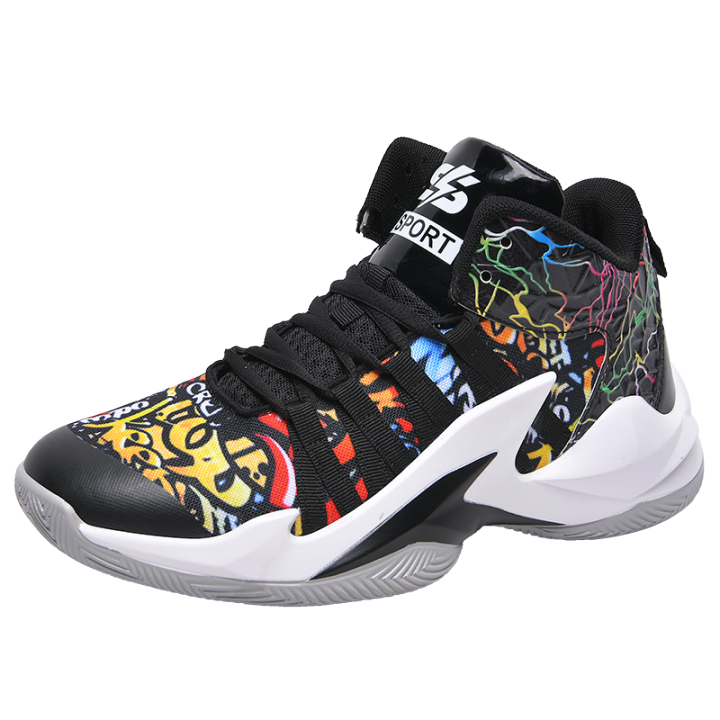 2021-new-fashion-graffiti-basketball-shoes-men-superstar-high-basketball-sneakers-non-slip-training-boots-zapatillas-baloncesto