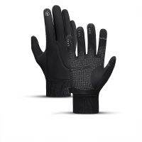 Winter Gloves Men Cycling Bike Women Thermal Fleece Cold Wind Waterproof Touch Screen Bicycle Warm Outdoor Running