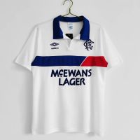 2022 2023 ล่าสุด เสื้อกีฬาแขนสั้น ลายทีมชาติฟุตบอล AAA 1994 Season Rangers Away สไตล์วินเทจ ไซซ์ S-XXL