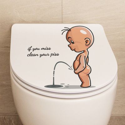 [COD] zsz1751 new childrens English decorative wall stickers bathroom toilet kindergarten simple creative