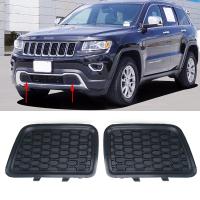 สำหรับ Jeep Grand Cherokee 2014 2015 2016กระจังหน้ากันชนต่ำแต่งขอบไฟหน้าใต้ฝาแผ่นครอบ