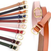 Cowhide Women Belt Genuine Leather Ladies Thin Belts Fashion Luxury Brand High Quality Female Jeans Windbreaker Waistband Belts