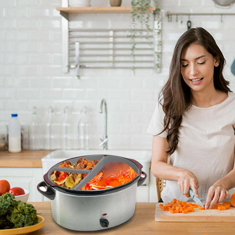 Slow Cooker Divider Reusable Pot Air Fryer Insert Reusable Crock