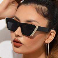 Fashion Cat Eye style sunglasses women branded unique temperament sun glasses  for men travel with uv400 protection black shades for driving