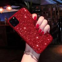 【CC】 moskado iPhone 14 12 13 X XR XS 7 8 Glitter Flash Hard Back Cover