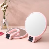 2/10x Magnifying Makeup Mirror Handheld Double-Sided Makeup Mirror Folding Hand Mirror Portable Pocket Mirror Make Up Tools Mirrors