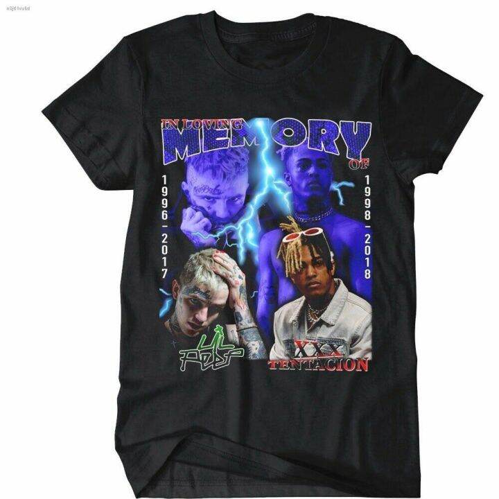 jkjk-xxxtentacion-lil-peep-harajuku-เสื้อยืดพิมพ์-tshirt-ชาย