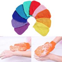 【cw】 1PC Shower Gloves Spa Exfoliator Two-sided Cleaning Mitt Rub Dead Removal Massage ！