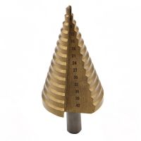 1Pcs 4-42 MM HSS Titanium Coated Step Drill Bit Drilling Power Tools Metal High Speed Steel Wood Hole Cutter Step Cone Drill Drills Drivers