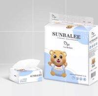 ทิชชู sunbalee ผลิตจากเยื้อไม้บริสุทธิ์ หนา 4 ชั้น 330 แผ่น (แพ็ค 10 ชิ้น)