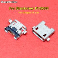 Chenghaoran 5ชิ้นสำหรับ Bv5000 Blackview สำหรับ Doogee T5 Lite Mini แจ็คไมโคร Usb Dc พอร์ตตัวเชื่อมต่อปลั๊กไฟเต้ารับสำหรับชาร์จ