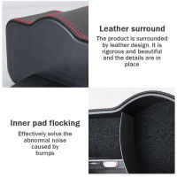 PU รถที่นั่งรอยแยกกล่องเก็บถ้วยที่วางเครื่องดื่มออแกไนเซอร์ Auto Gap Pocket Bag Car Seat Organizer