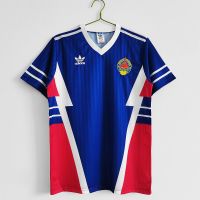 เสื้อเจอร์ซีย์เตะฟุตบอลย้อนยุค1990ยูโกสลาเวียบ้านย้อนยุคเสื้อแข่งฟุตบอลเสื้อฟุตบอล S-XXL